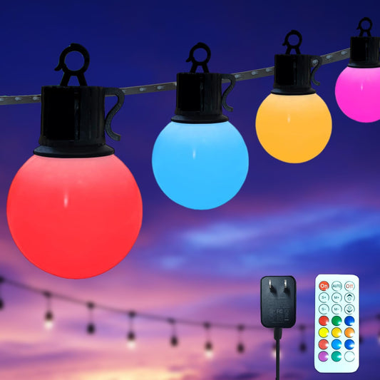 Outdoor Patio Lights RGB String Lights